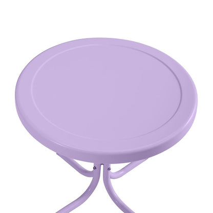 Tulip 3Pc Retro Outdoor Chair Set - Side Table & 2 Chairs