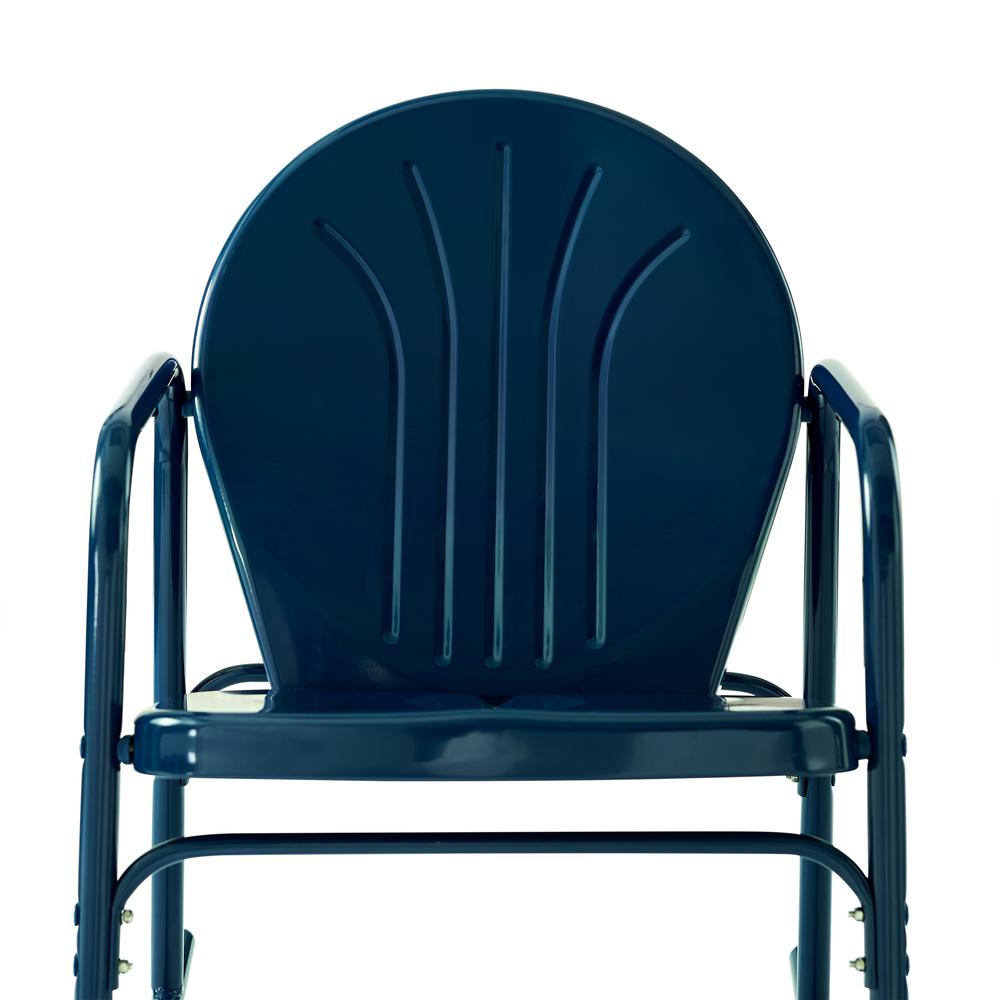 Griffith 3Pc Retro Outdoor Rocking Chair Set - Side Table & 2 Rocking Chairs