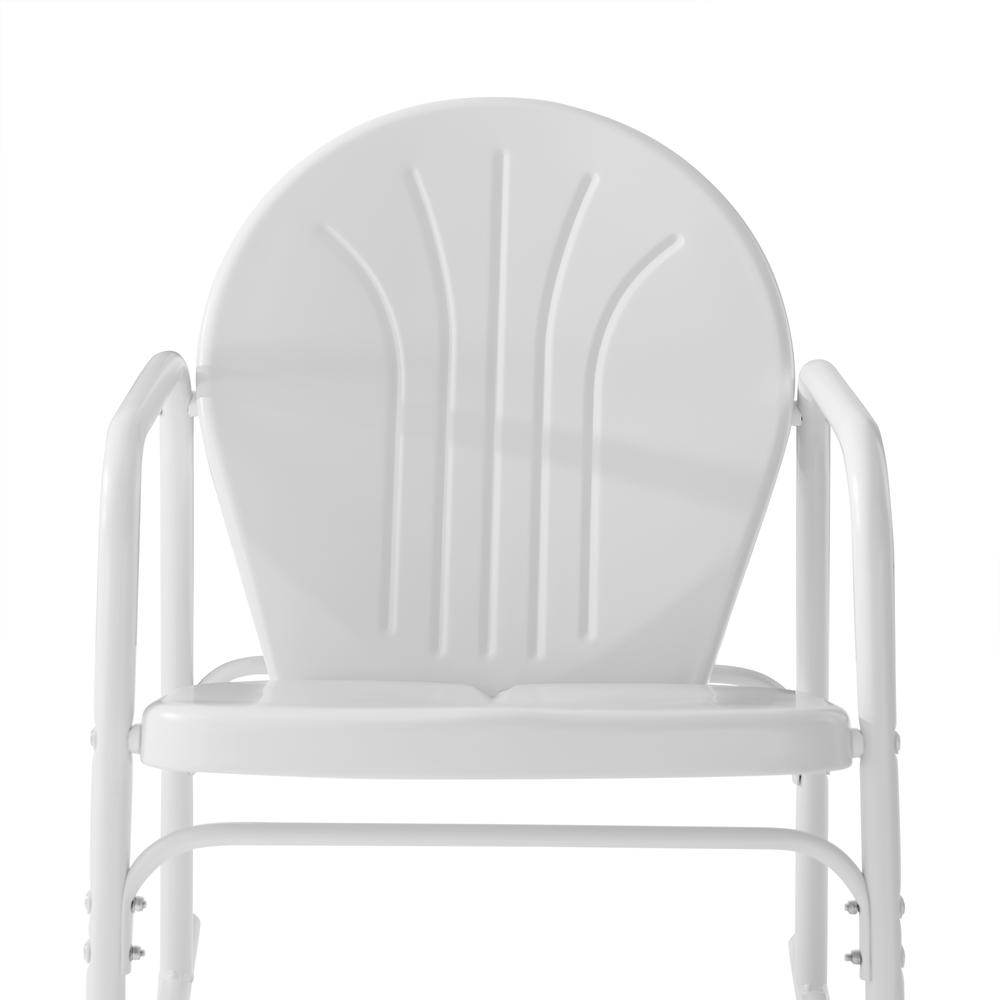 Griffith 3Pc Retro Outdoor Rocking Chair Set - Side Table & 2 Rocking Chairs