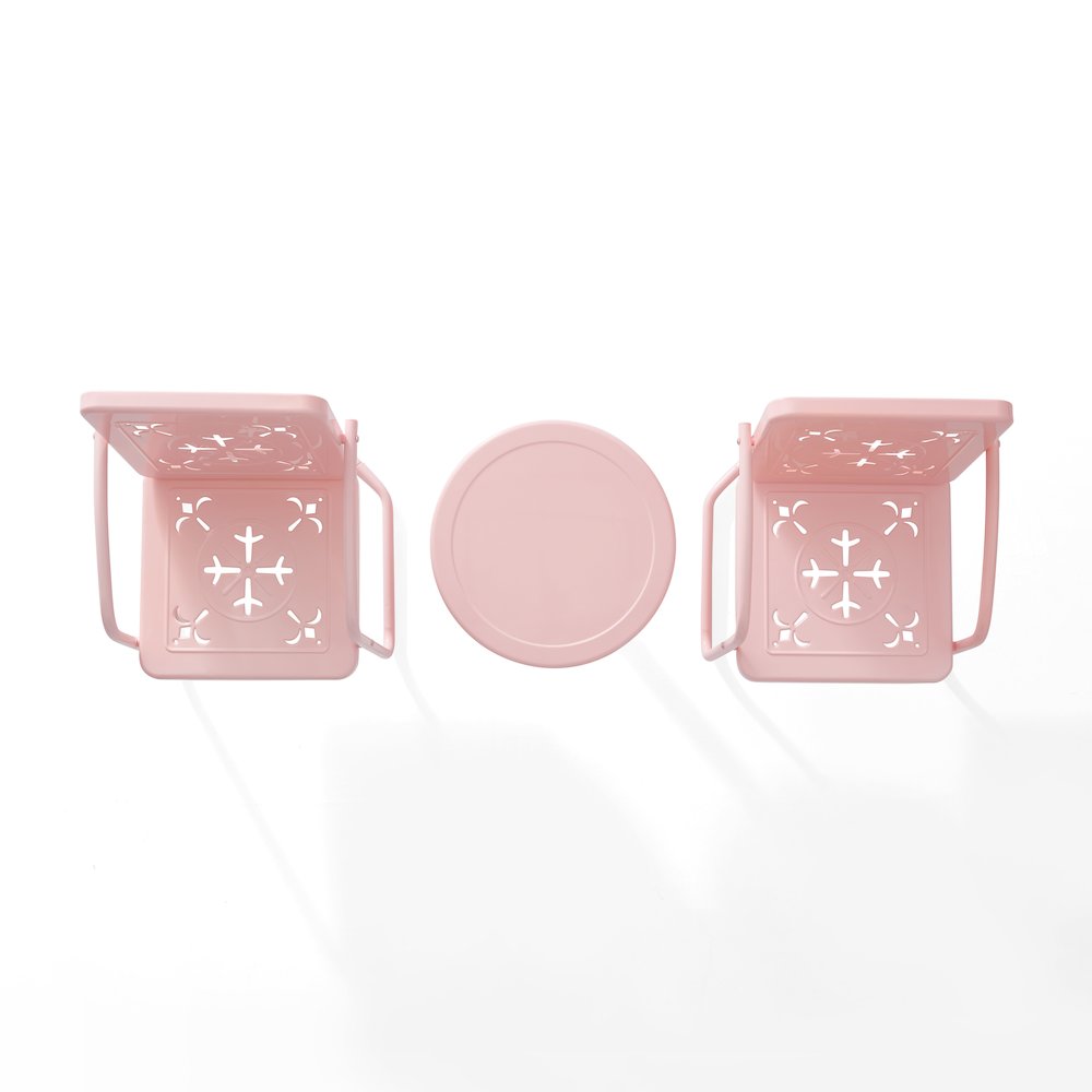 Azalea 3-Piece Retro Outdoor Chair Set - Side Table & 2 Chairs