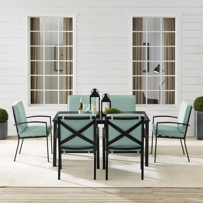 Kaplan 7Pc Outdoor Dining Set - Table & 6 Chairs