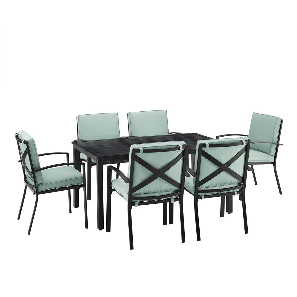 Kaplan 7Pc Outdoor Dining Set - Table & 6 Chairs