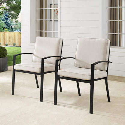 Kaplan 2Pc Outdoor Dining Chair Set - 2 Chairs
