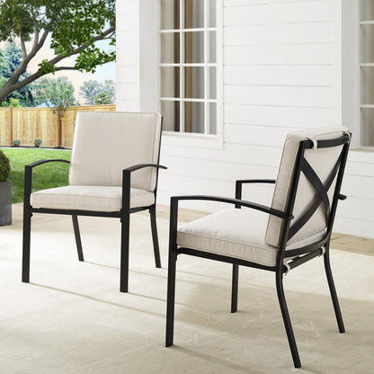 Kaplan 2Pc Outdoor Dining Chair Set - 2 Chairs