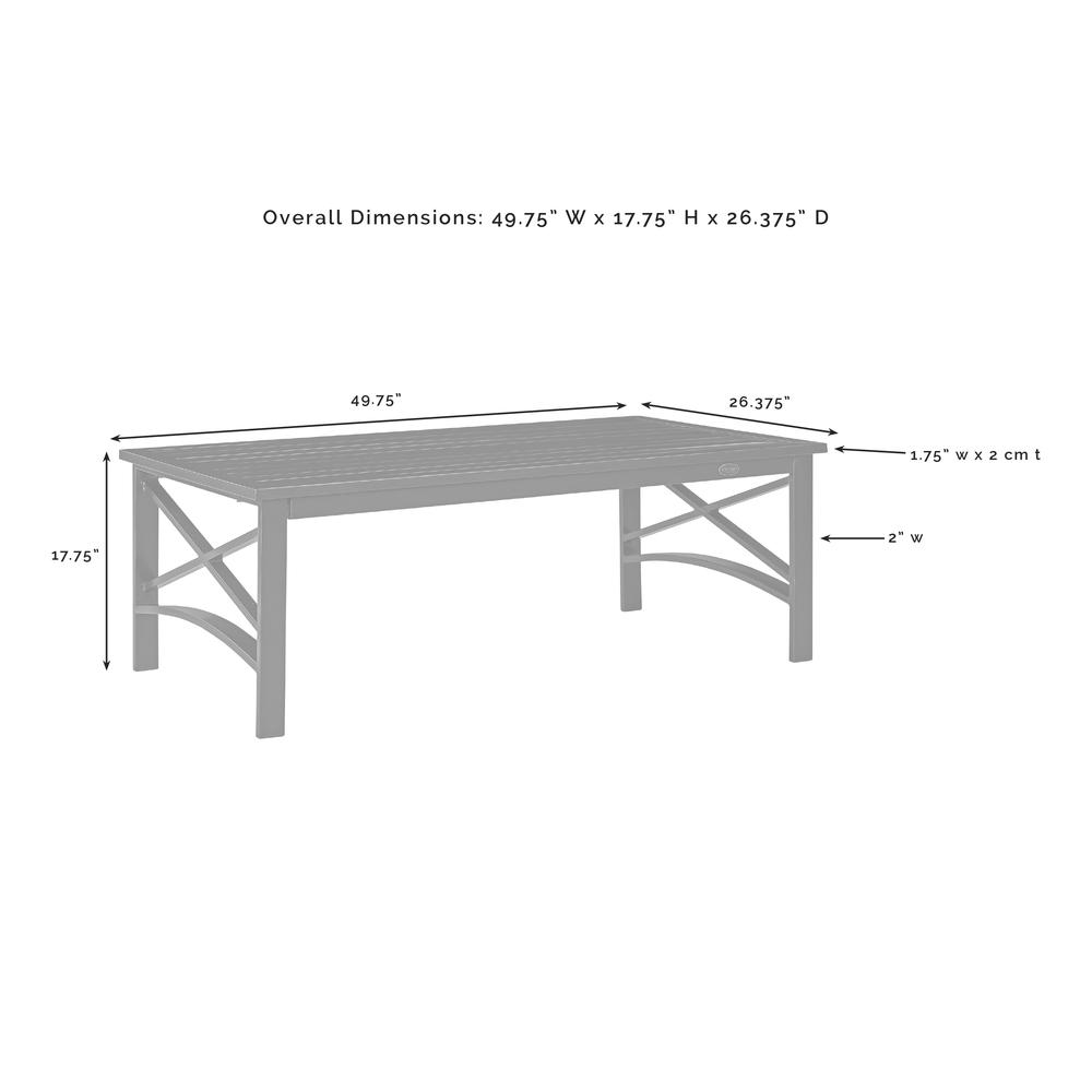 Kaplan 5Pc Outdoor Sofa Furniture Set, Sofa, Coffee Table, Side Table, 2 Chairs