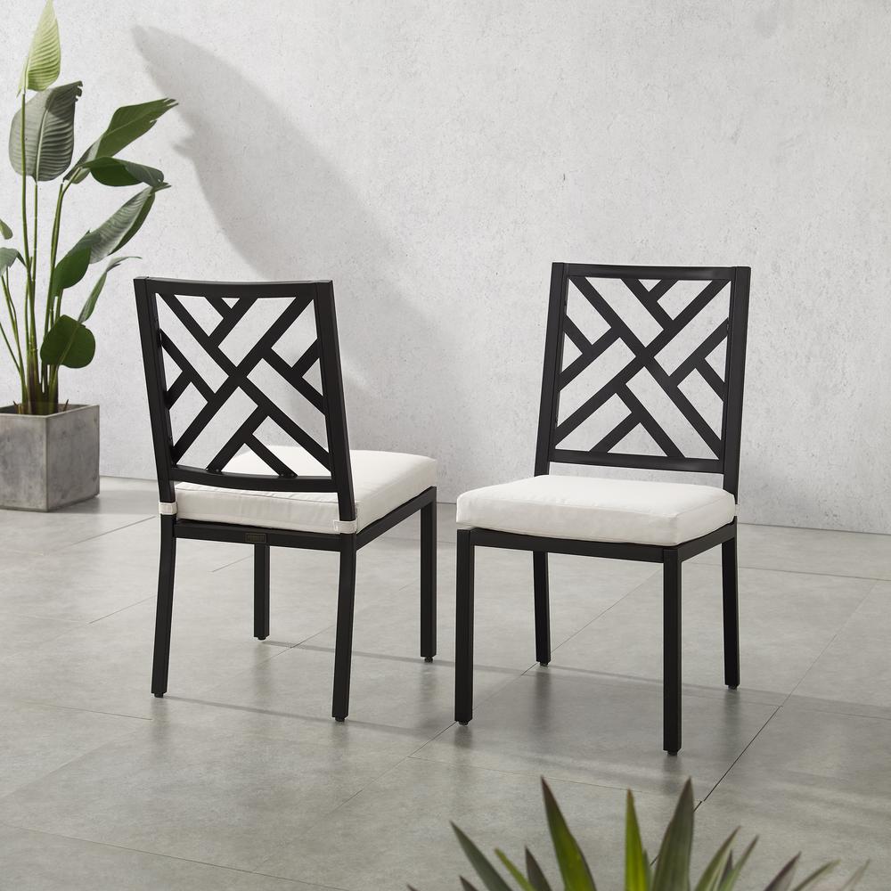 Locke 2Pc Outdoor Dining Chair Set - 2 Chairs