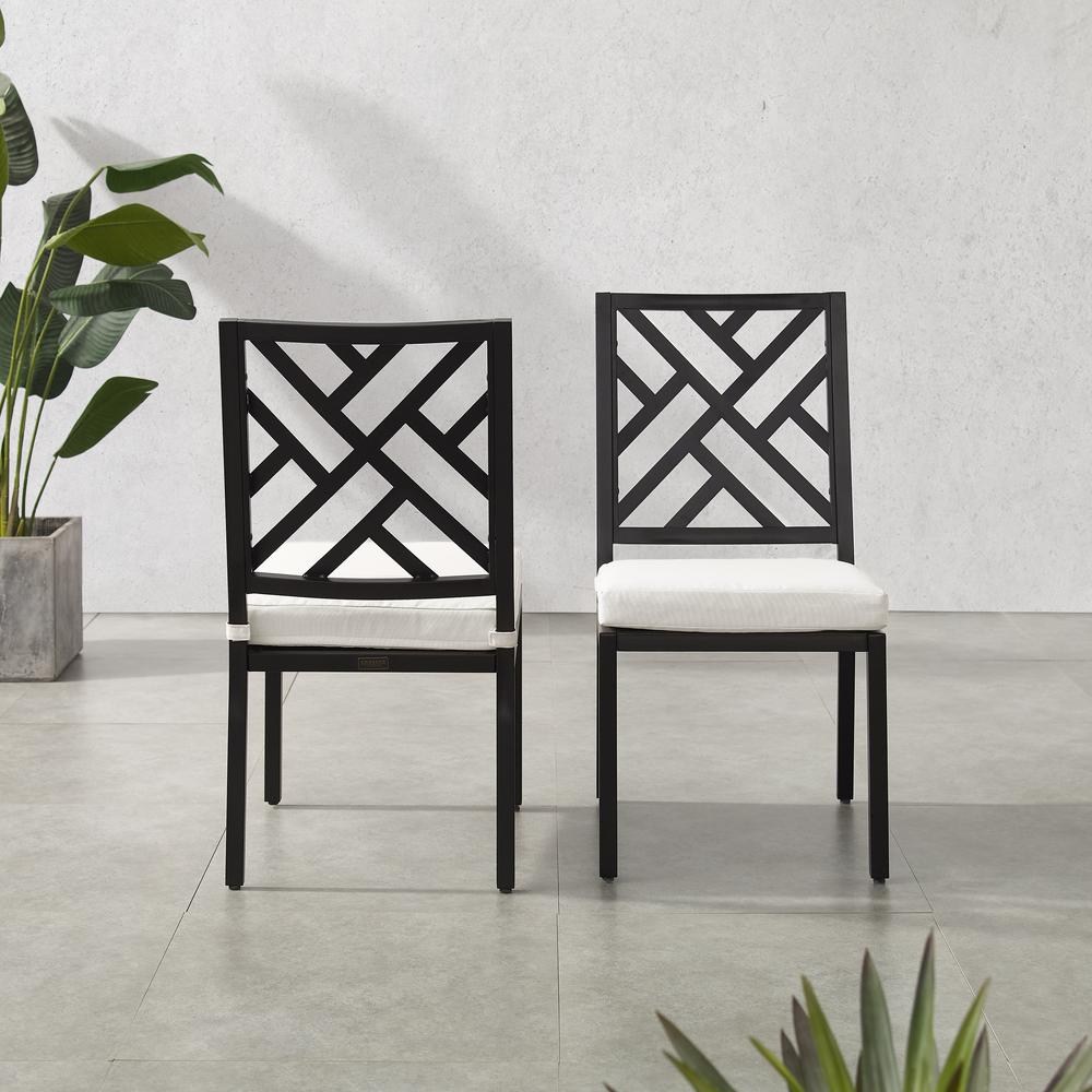 Locke 2Pc Outdoor Dining Chair Set - 2 Chairs