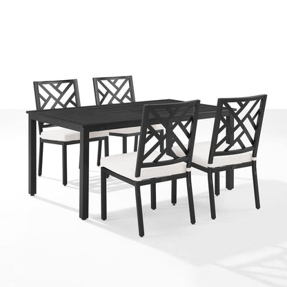 Locke 5Pc Outdoor Dining Set - Table & 4 Chairs