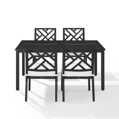 Locke 5Pc Outdoor Dining Set - Table & 4 Chairs