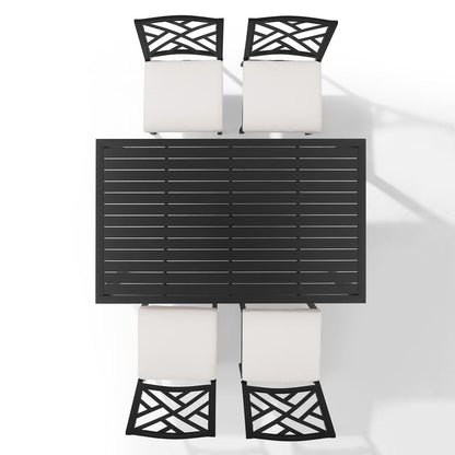 Locke 5Pc Outdoor Dining Set - Table & 4 Chairs