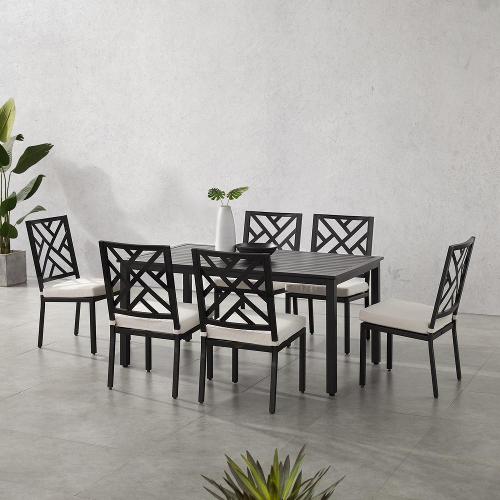 Locke 7Pc Outdoor Dining Set - Table & 6 Chairs