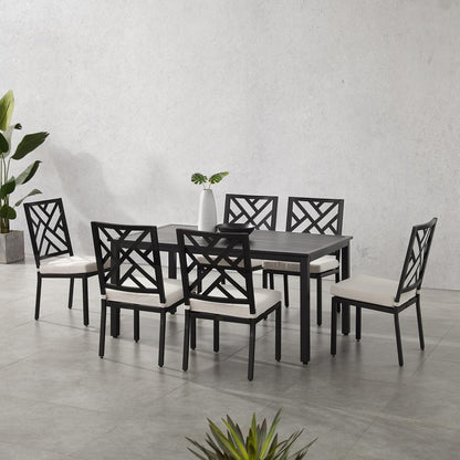 Locke 7Pc Outdoor Dining Set - Table & 6 Chairs