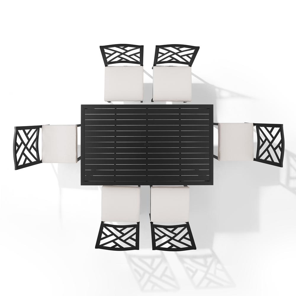 Locke 7Pc Outdoor Dining Set - Table & 6 Chairs