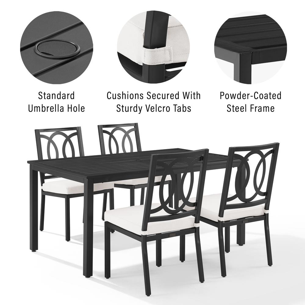 Chambers 5Pc Outdoor Dining Set - Table & 4 Chairs