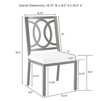 Chambers 5Pc Outdoor Dining Set - Table & 4 Chairs