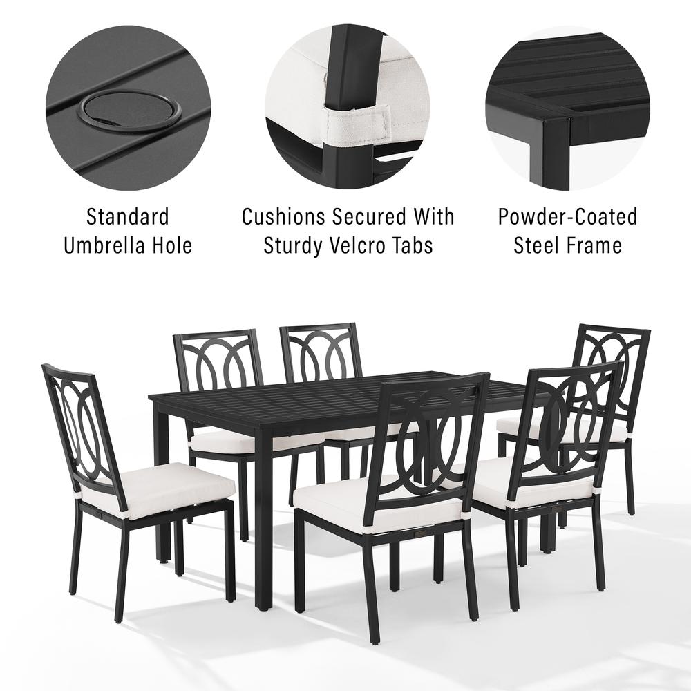 Chambers 7Pc Outdoor Dining Set - Table & 6 Chairs