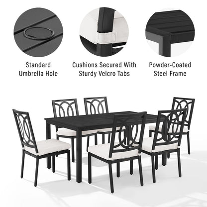 Chambers 7Pc Outdoor Dining Set - Table & 6 Chairs