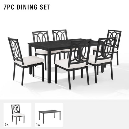 Chambers 7Pc Outdoor Dining Set - Table & 6 Chairs