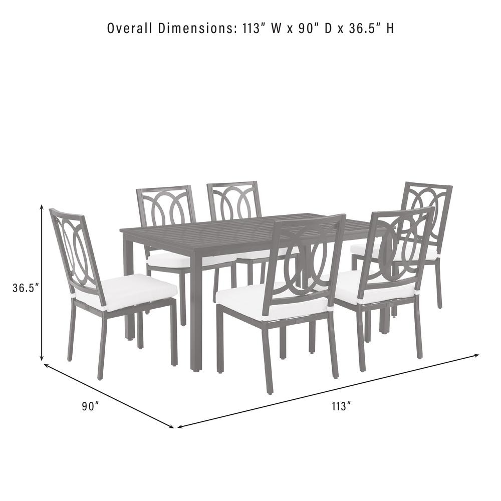 Chambers 7Pc Outdoor Dining Set - Table & 6 Chairs