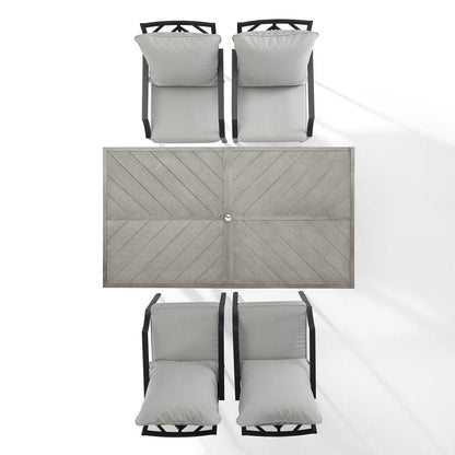 Otto 5Pc Outdoor Dining Set - Table & 4 Chairs