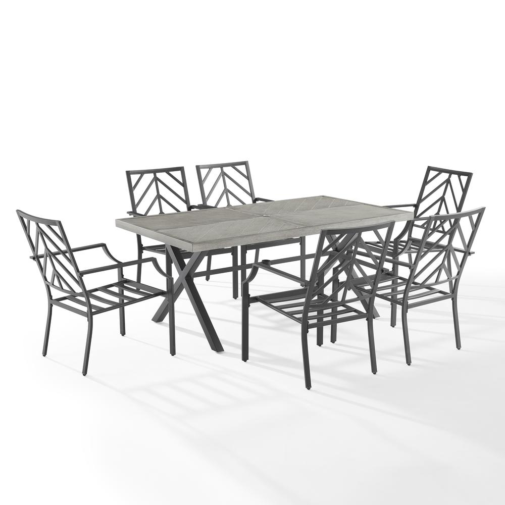 Otto 7Pc Outdoor Dining Set - Table & 6 Chairs