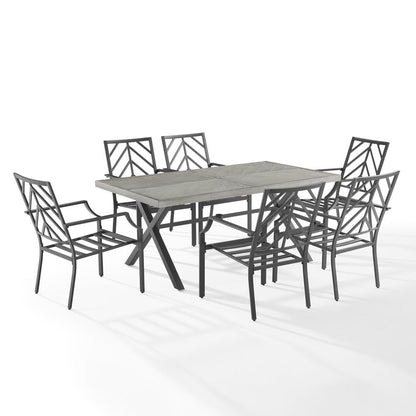 Otto 7Pc Outdoor Dining Set - Table & 6 Chairs
