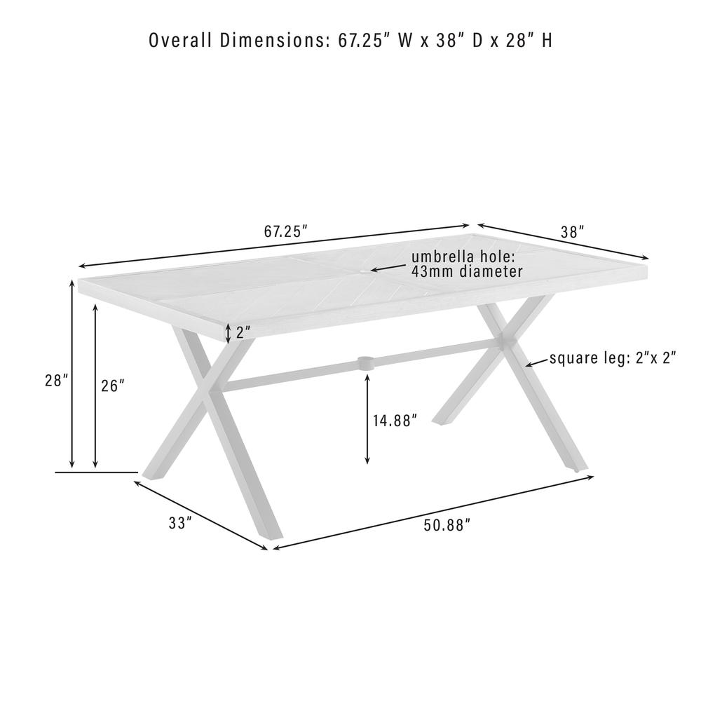 Otto 7Pc Outdoor Dining Set - Table & 6 Chairs