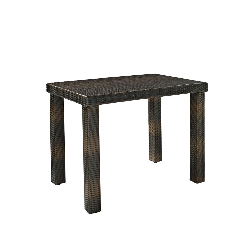 Palm Harbor 5Pc Counter Height Wicker Outdoor Dining Set - Table & 4 Stools