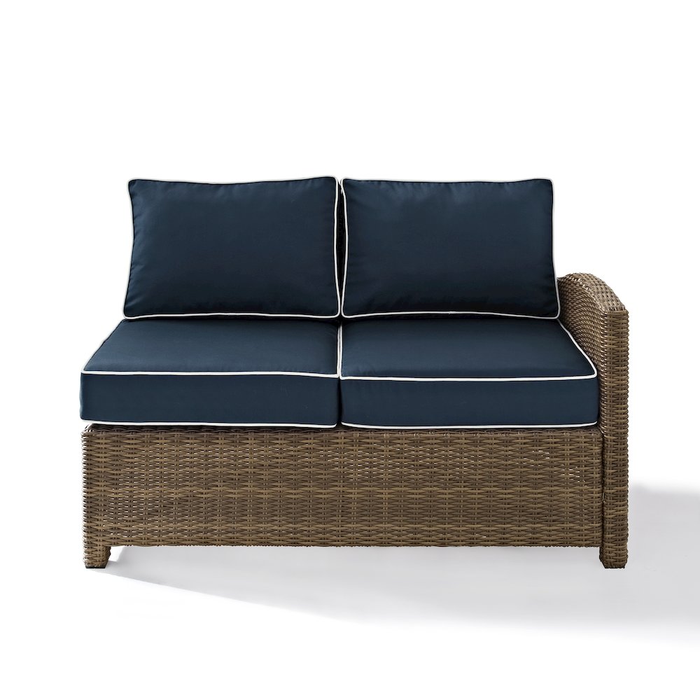 Bradenton Wicker Outdoor Sectional Right Side Loveseat