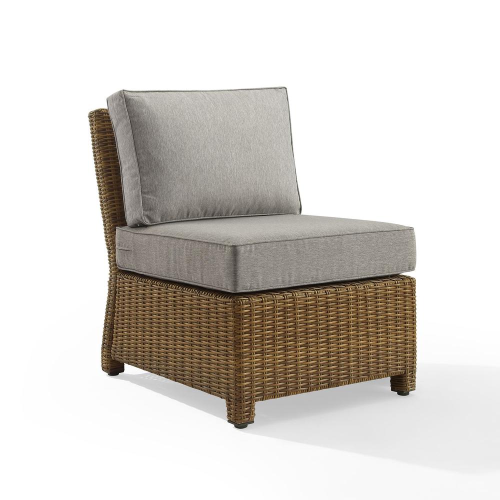 Bradenton Wicker Armless Outdoor Sectional Chair