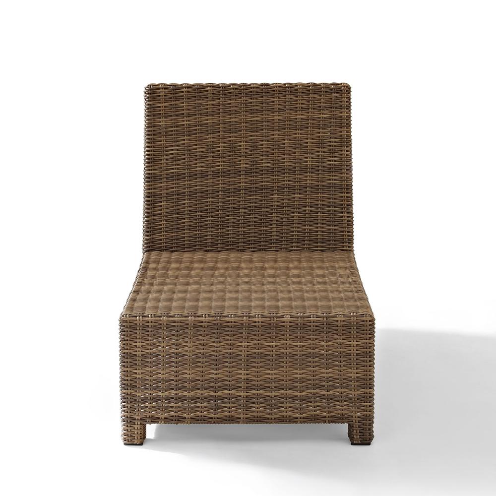Bradenton Wicker Armless Outdoor Sectional Chair