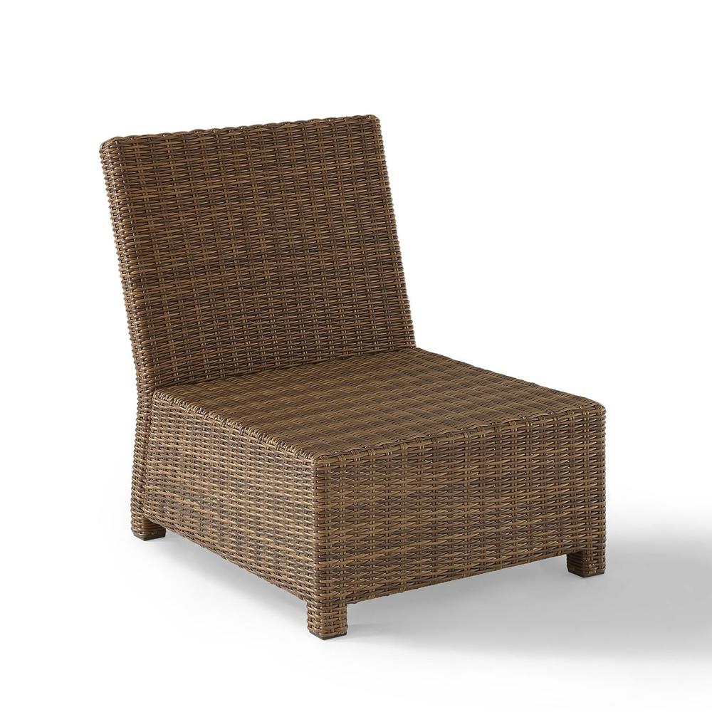 Bradenton Wicker Armless Outdoor Sectional Chair