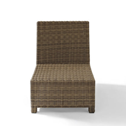Bradenton Wicker Armless Outdoor Sectional Chair