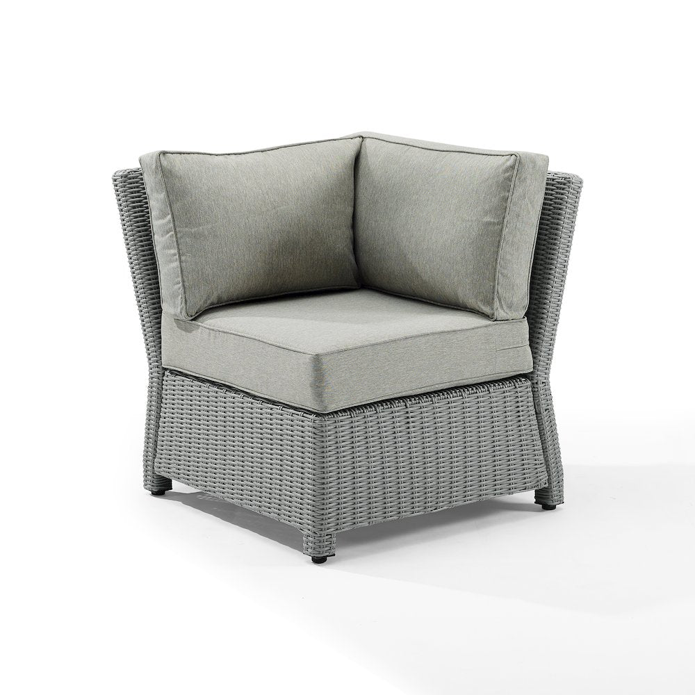Bradenton Wicker Corner Outdoor Sectional Chair