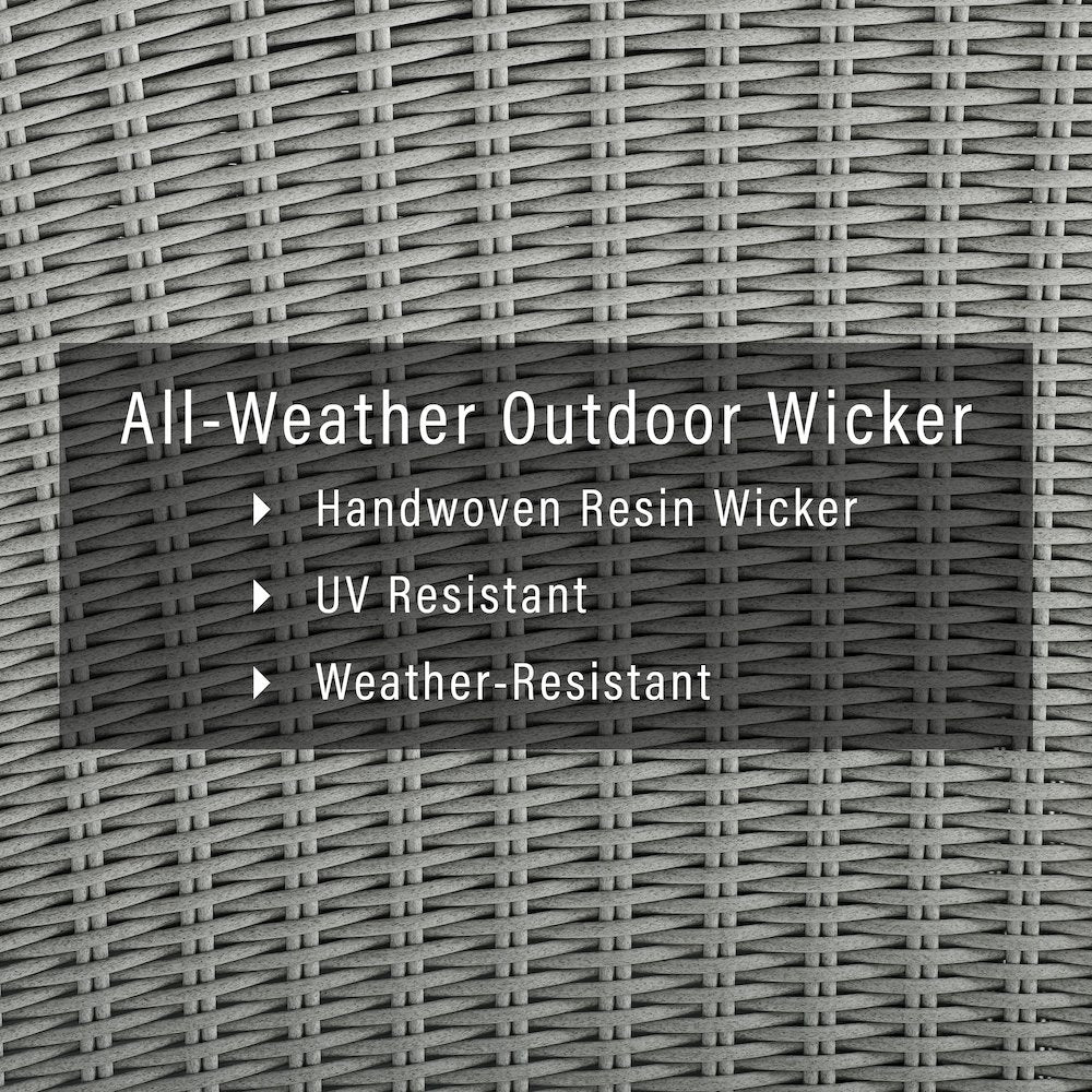 Bradenton Wicker Corner Outdoor Sectional Chair