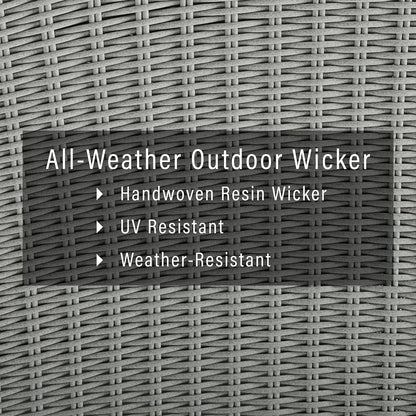 Bradenton Wicker Corner Outdoor Sectional Chair