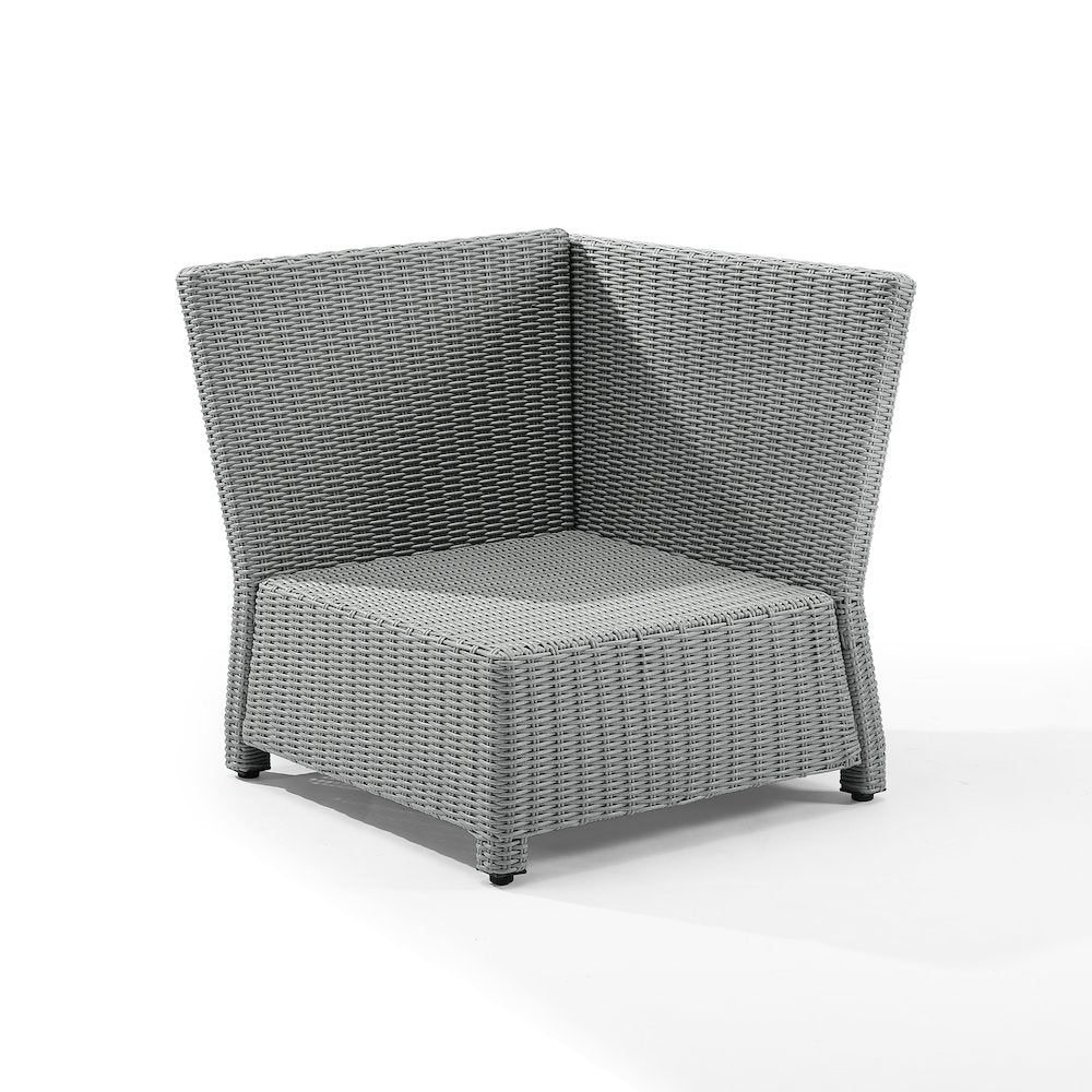 Bradenton Wicker Corner Outdoor Sectional Chair
