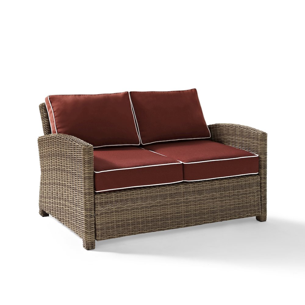 Bradenton Wicker Outdoor Loveseat