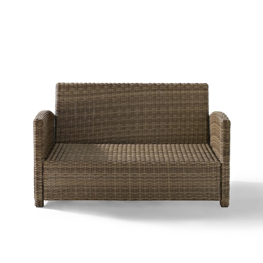 Bradenton Wicker Outdoor Loveseat