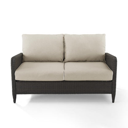 Kiawah Wicker Outdoor Loveseat