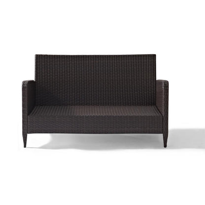 Kiawah Wicker Outdoor Loveseat