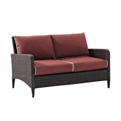 Kiawah Wicker Outdoor Loveseat