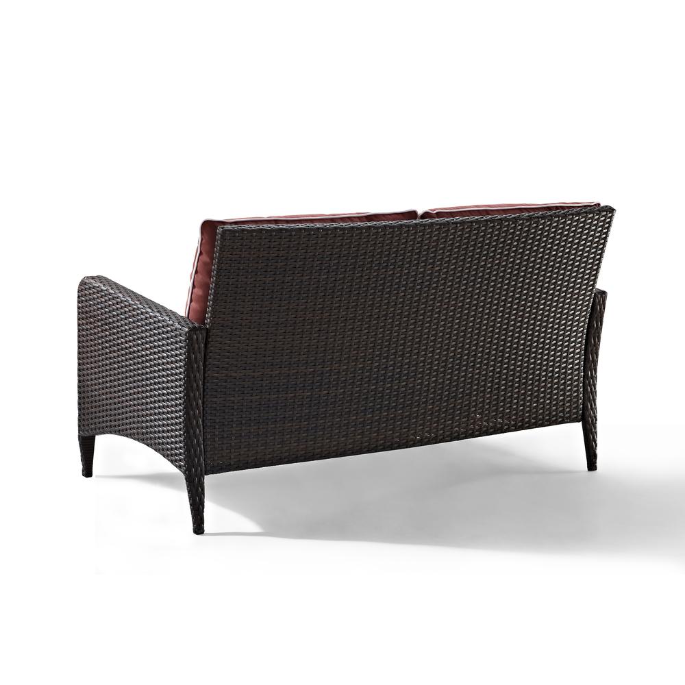 Kiawah Wicker Outdoor Loveseat
