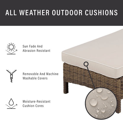 Bradenton Wicker Outdoor Chaise Lounge