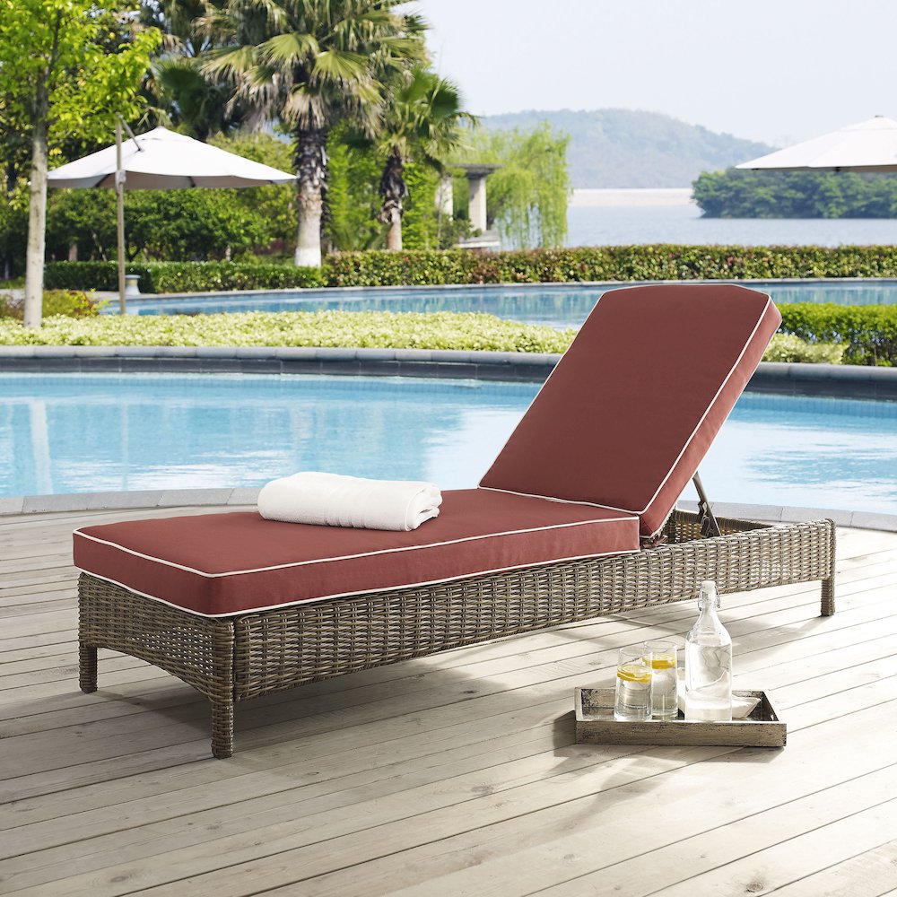 Bradenton Wicker Outdoor Chaise Lounge