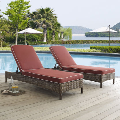 Bradenton Wicker Outdoor Chaise Lounge