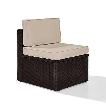 Palm Harbor Wicker Armless Outdoor Sectional Chair