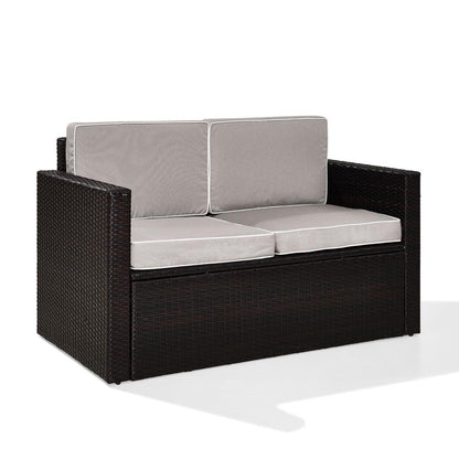 Palm Harbor Wicker Outdoor Loveseat