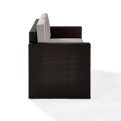 Palm Harbor Wicker Outdoor Loveseat