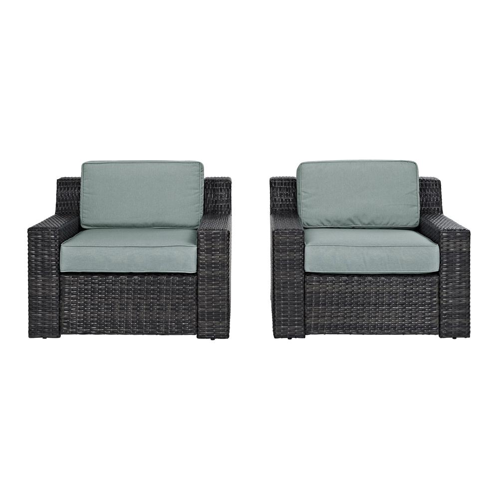 Beaufort 2Pc Wicker Outdoor Chair Set - 2 Chairs